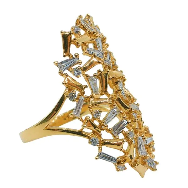 Contemporary Diamond Fashion Ring Image 3 Joint Venture Jewelry Cary, NC