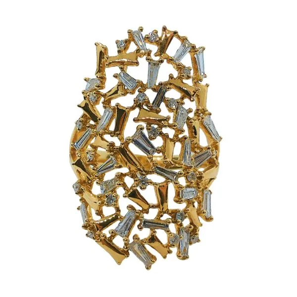 Contemporary Diamond Fashion Ring Joint Venture Jewelry Cary, NC
