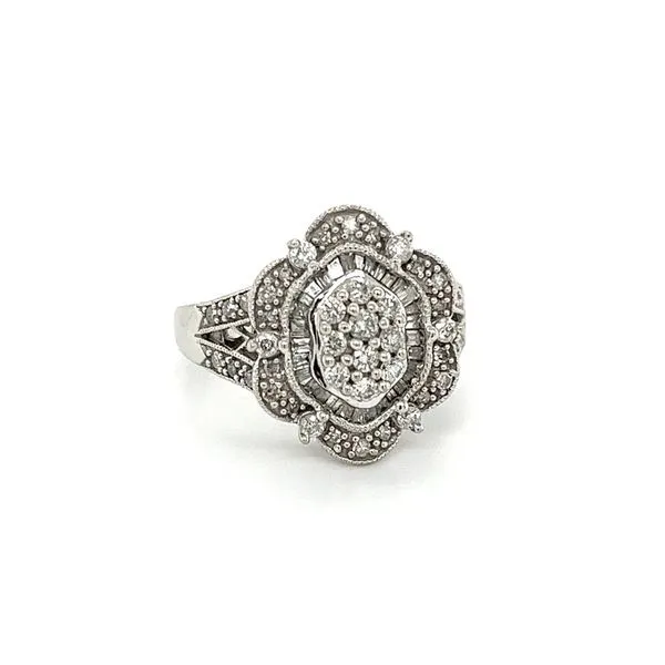 Diamond Cluster Ring Image 2 Joint Venture Jewelry Cary, NC