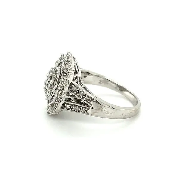 Diamond Cluster Ring Image 3 Joint Venture Jewelry Cary, NC