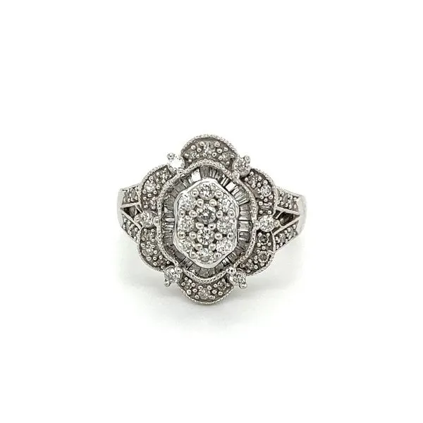 Diamond Cluster Ring Joint Venture Jewelry Cary, NC