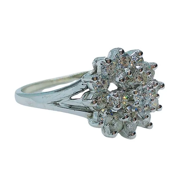 Diamond Cluster Fashion Ring Image 2 Joint Venture Jewelry Cary, NC