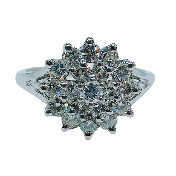 Diamond Cluster Fashion Ring Joint Venture Jewelry Cary, NC