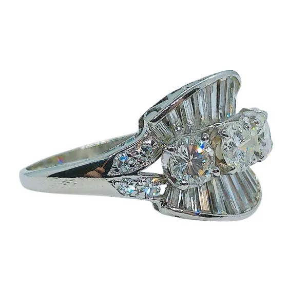 Three Row Diamond Fashion Ring Image 2 Joint Venture Jewelry Cary, NC