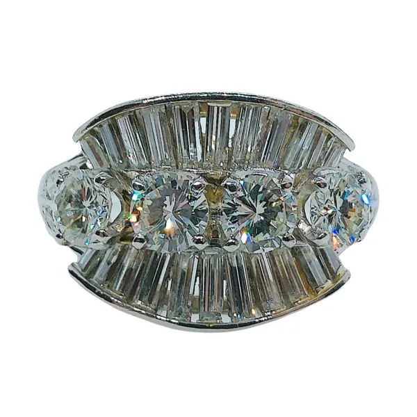 Three Row Diamond Fashion Ring Joint Venture Jewelry Cary, NC