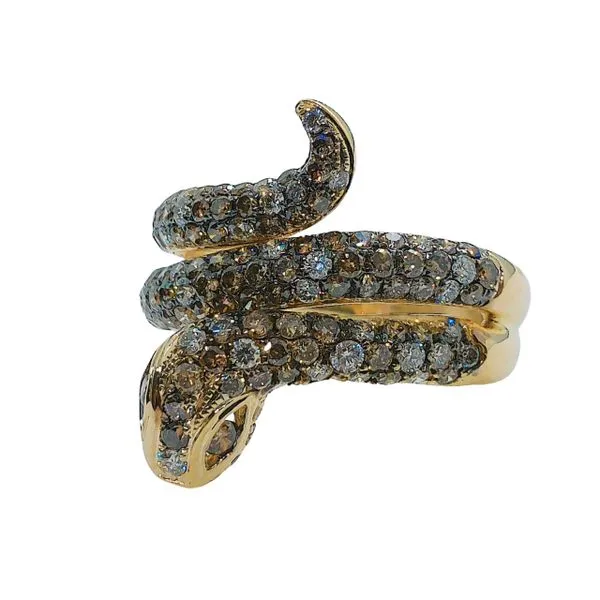 LeVian Diamond Snake Ring Image 2 Joint Venture Jewelry Cary, NC