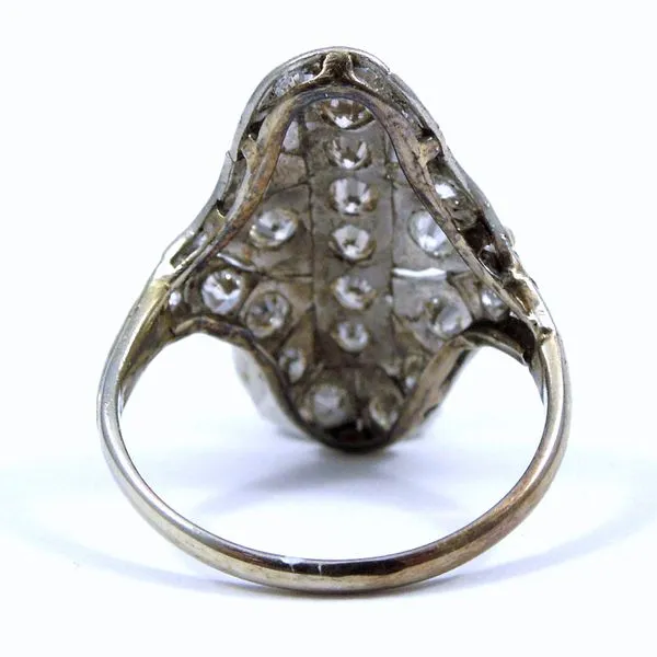 1930s Vintage Diamond Cocktail Ring Image 2 Joint Venture Jewelry Cary, NC