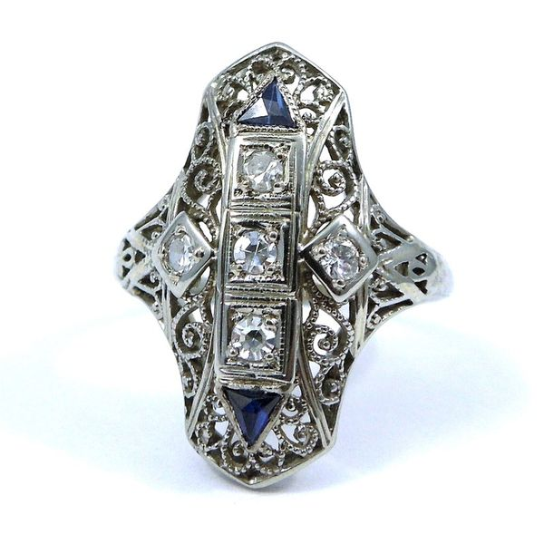 Vintage Diamond Filigree Ring Joint Venture Jewelry Cary, NC