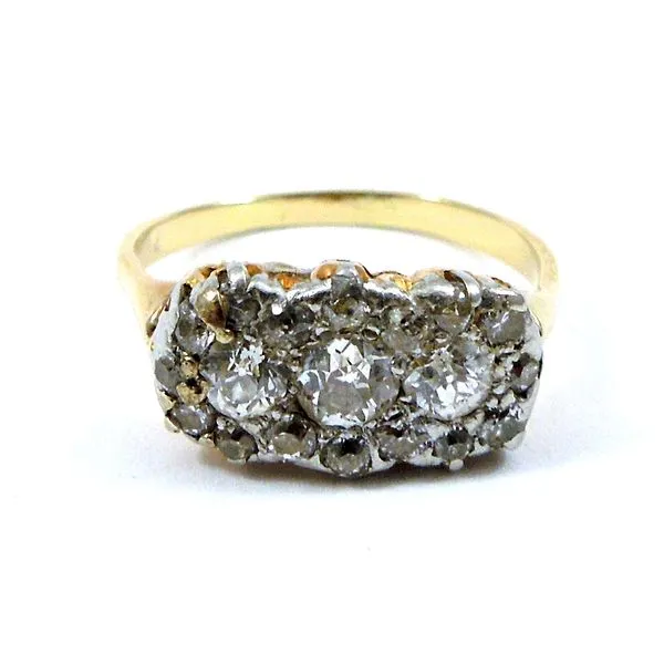 Vintage Diamond Cluster Ring Image 2 Joint Venture Jewelry Cary, NC