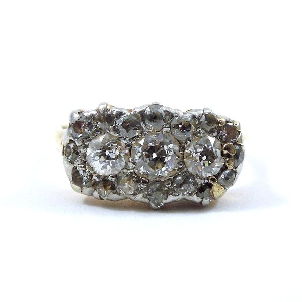 Vintage Diamond Cluster Ring Joint Venture Jewelry Cary, NC
