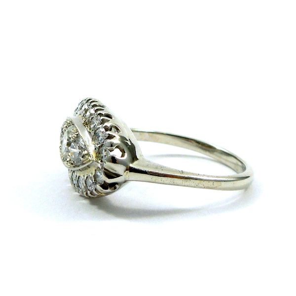 Vintage Diamond Princess Ring Image 2 Joint Venture Jewelry Cary, NC