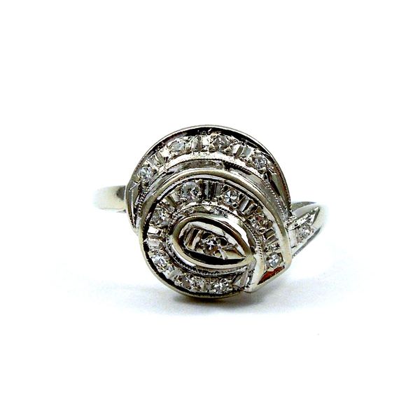 Vintage Diamond Swirl Ring Joint Venture Jewelry Cary, NC