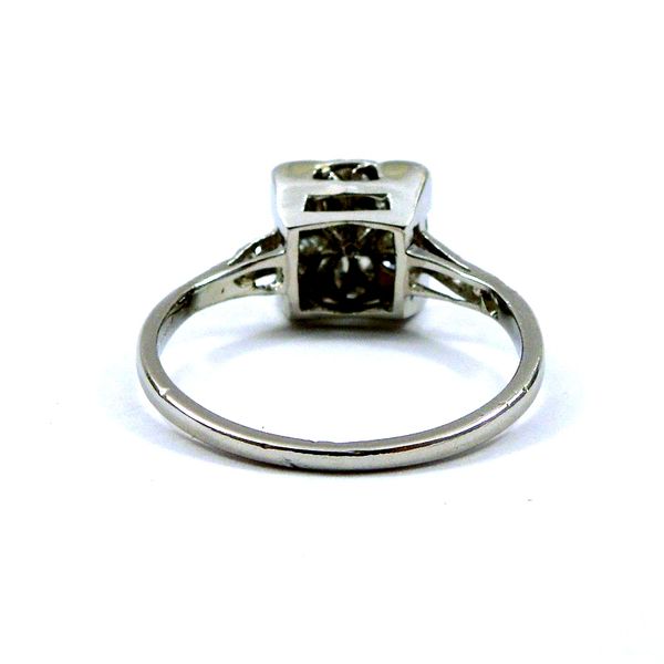 Edwardian Euro Cut Cluster Diamond Ring Image 3 Joint Venture Jewelry Cary, NC