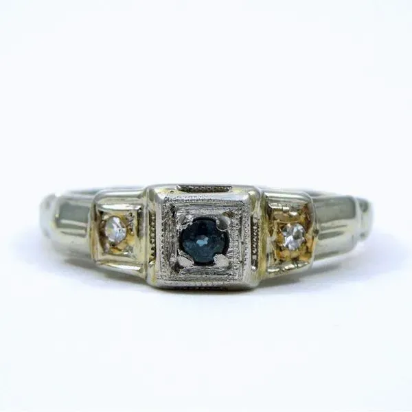 Vintage Sapphire and Diamond Ring Joint Venture Jewelry Cary, NC