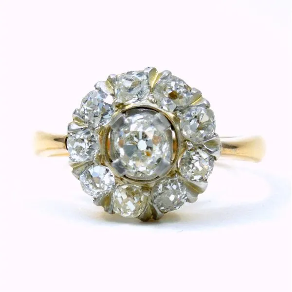 Vintage Mine Cut Diamond Fashion Ring Joint Venture Jewelry Cary, NC