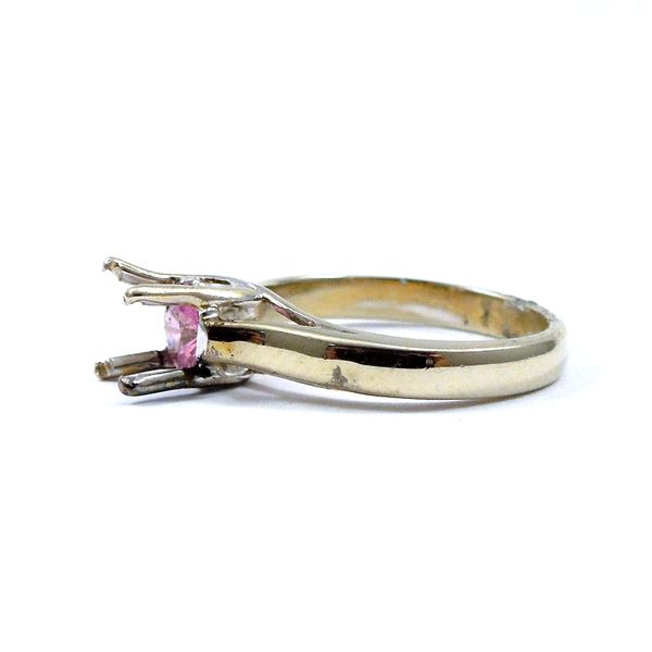 Pink Sapphire Semi-Mount Ring Image 2 Joint Venture Jewelry Cary, NC