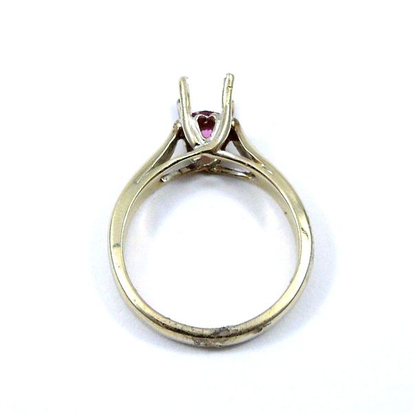Pink Sapphire Semi-Mount Ring Image 3 Joint Venture Jewelry Cary, NC