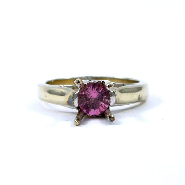 Pink Sapphire Semi-Mount Ring Joint Venture Jewelry Cary, NC