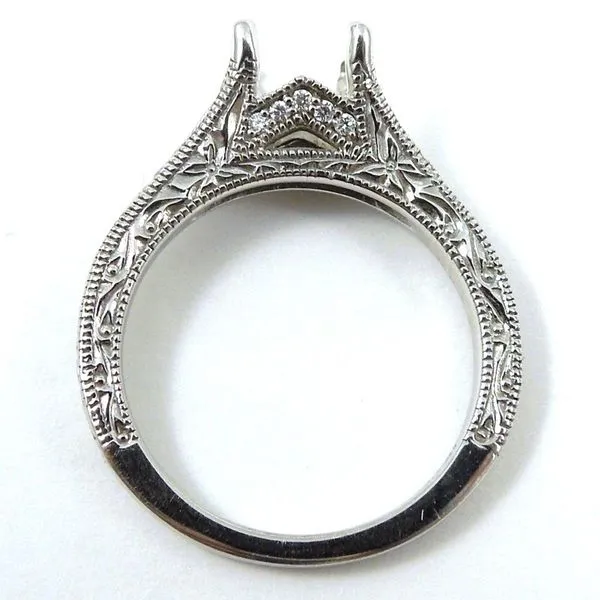 Vintage Styled Semi-Mount Ring Image 2 Joint Venture Jewelry Cary, NC