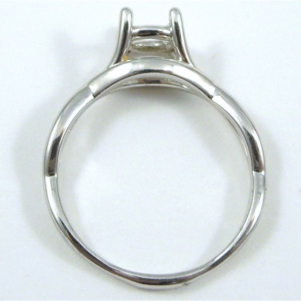 Infinity Split Shank Semi-Mount Ring Image 2 Joint Venture Jewelry Cary, NC