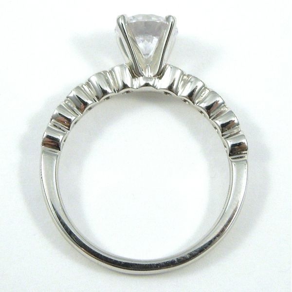 Bezel Set Diamond Semi-Mount Ring Image 2 Joint Venture Jewelry Cary, NC