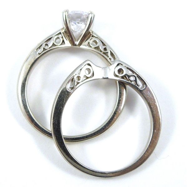 Diamond Semi-Mount Wedding Set Image 2 Joint Venture Jewelry Cary, NC