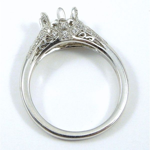 Antique Style Semi-Mount Ring Image 2 Joint Venture Jewelry Cary, NC