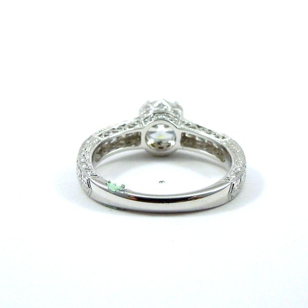 Diamond Accented Semi-Mount Engagement Ring Image 4 Joint Venture Jewelry Cary, NC