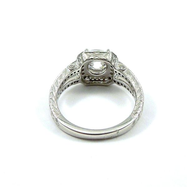 Halo Style Diamond Semi-Mount Ring Image 3 Joint Venture Jewelry Cary, NC