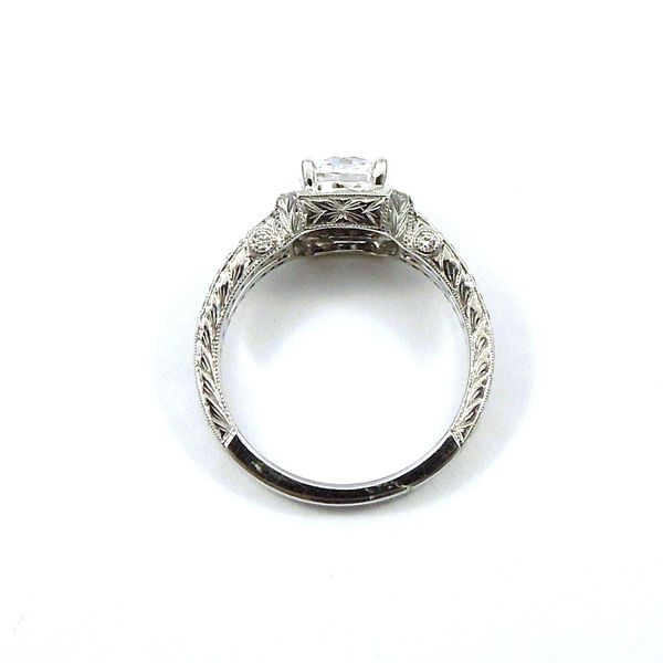 Halo Style Diamond Semi-Mount Ring Image 4 Joint Venture Jewelry Cary, NC