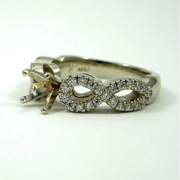 Diamond Semi-Mount Ring Image 2 Joint Venture Jewelry Cary, NC