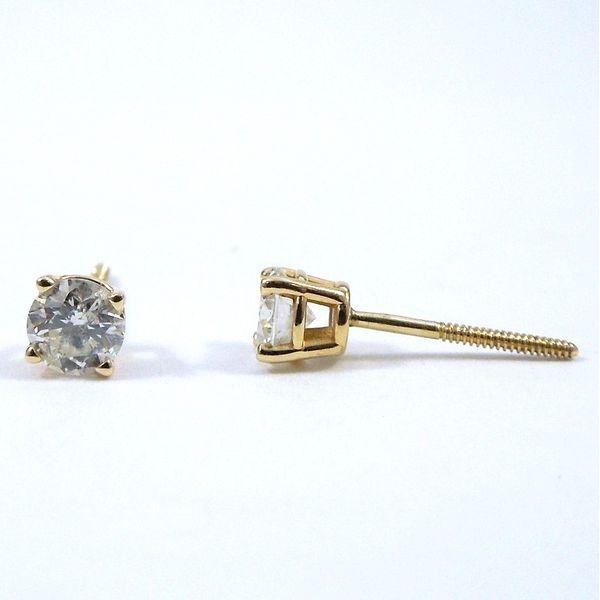 Round Cut Diamond Studs Joint Venture Jewelry Cary, NC