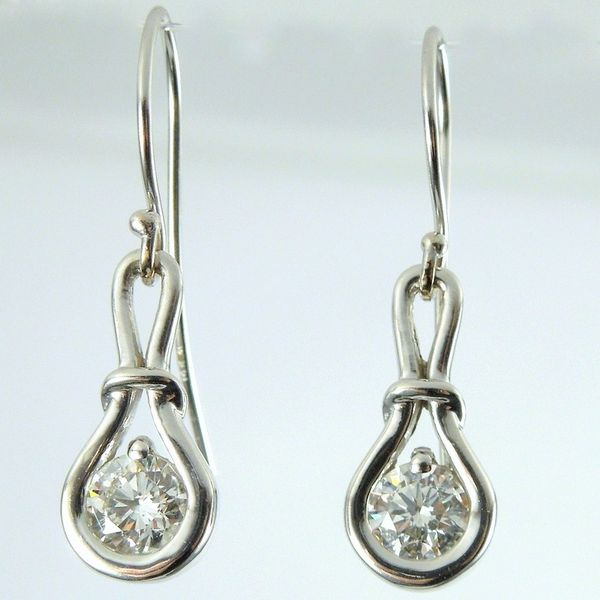 Diamond Drop Earrings Joint Venture Jewelry Cary, NC