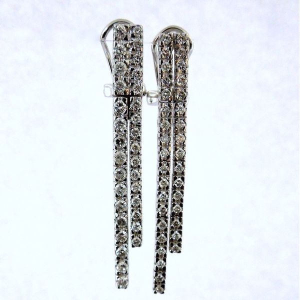 Dangle Diamond Earrings Joint Venture Jewelry Cary, NC