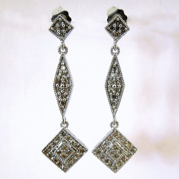 Diamond Drop Earrings Joint Venture Jewelry Cary, NC