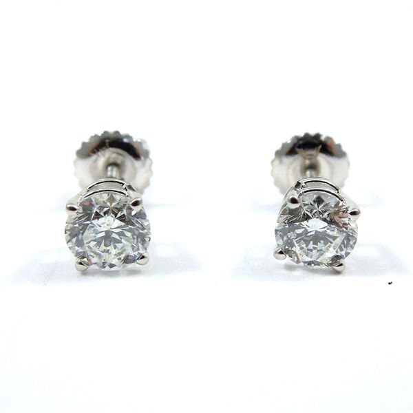 Diamond Stud Earrings Image 2 Joint Venture Jewelry Cary, NC