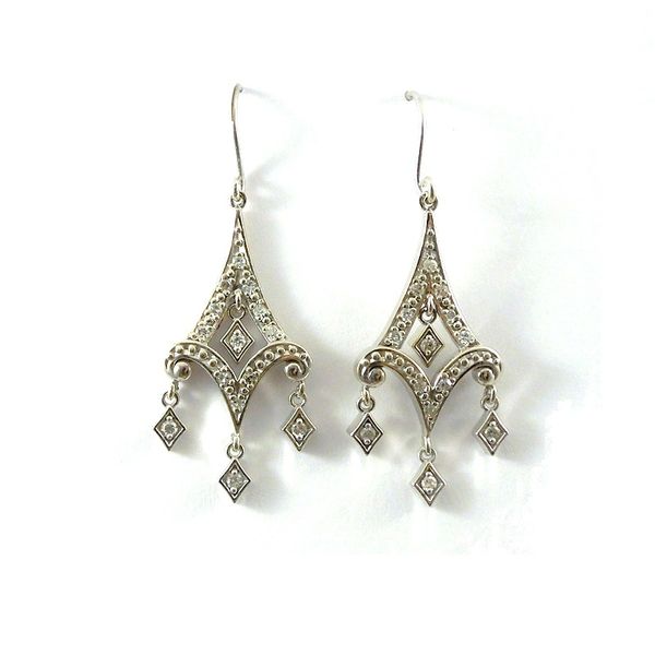 Diamond Dangle Earrings Joint Venture Jewelry Cary, NC