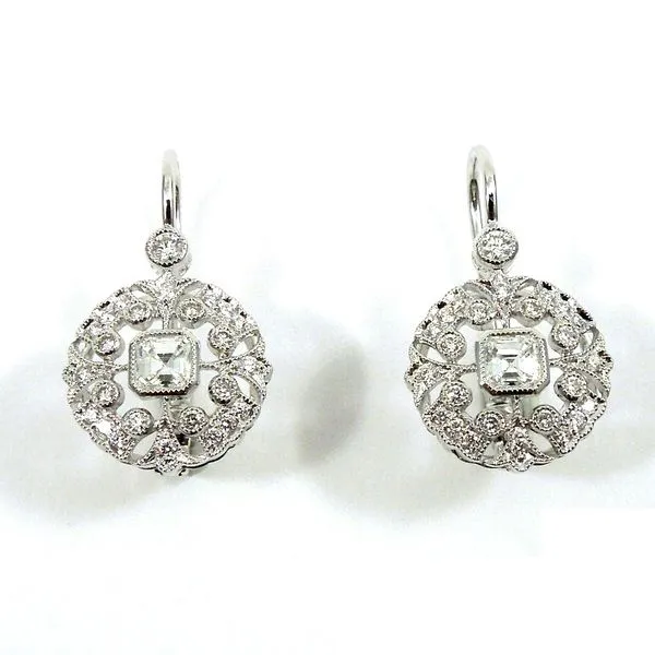 Diamond Hanging Earrings Joint Venture Jewelry Cary, NC