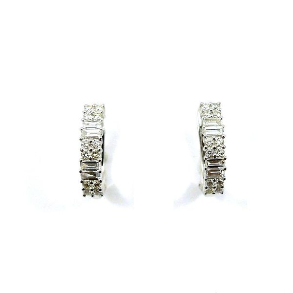 Diamond Hoop Earrings Joint Venture Jewelry Cary, NC