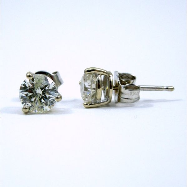 Diamond Stud Earrings Image 2 Joint Venture Jewelry Cary, NC