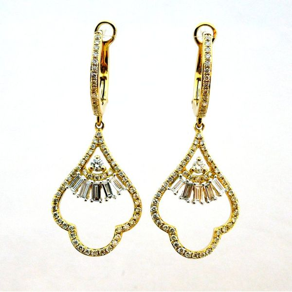 Dangle Drop Diamond Earrings Joint Venture Jewelry Cary, NC