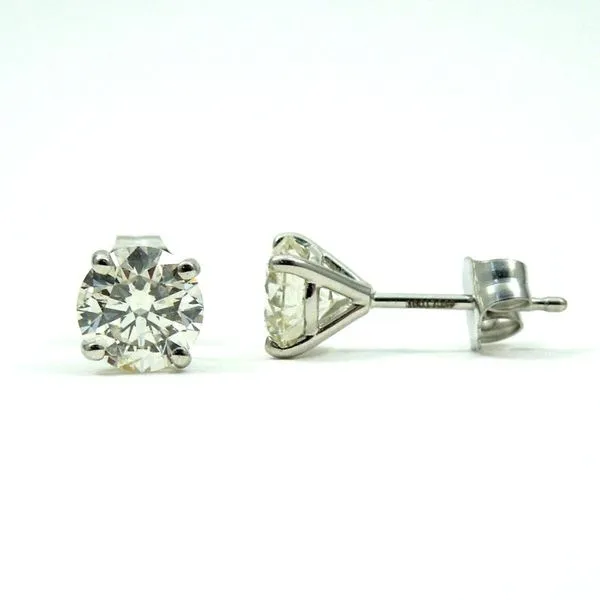 Diamond Stud Earrings Image 2 Joint Venture Jewelry Cary, NC