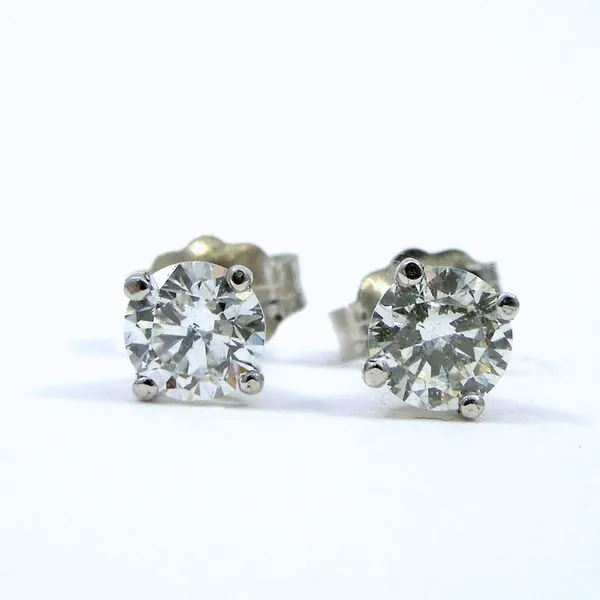 Diamond Stud Earrings Image 2 Joint Venture Jewelry Cary, NC