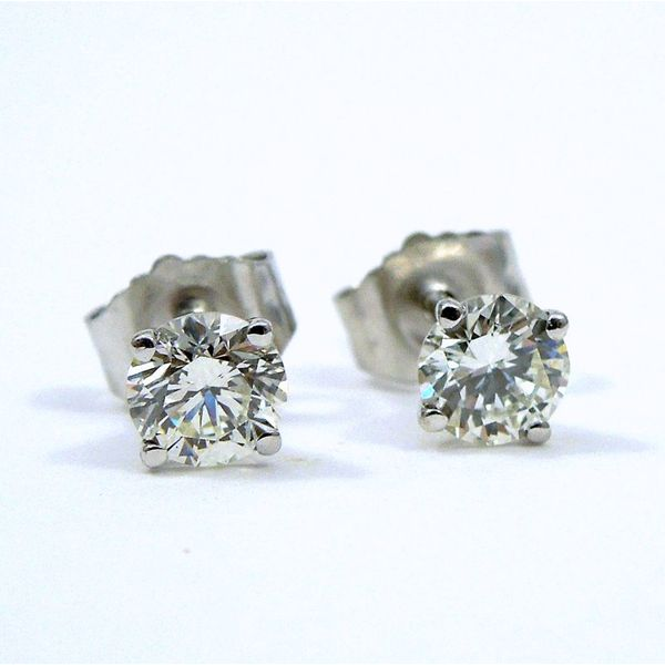 Diamond Stud Earrings Image 2 Joint Venture Jewelry Cary, NC