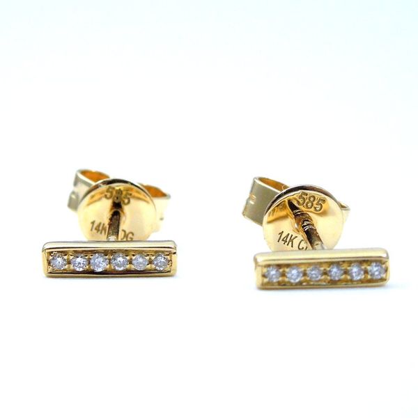 Diamond Bar Earrings Joint Venture Jewelry Cary, NC