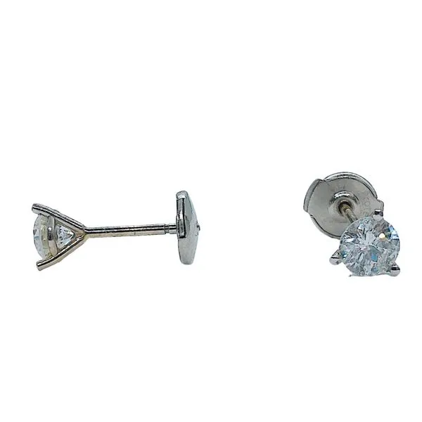 Diamond Stud Earrings Image 3 Joint Venture Jewelry Cary, NC