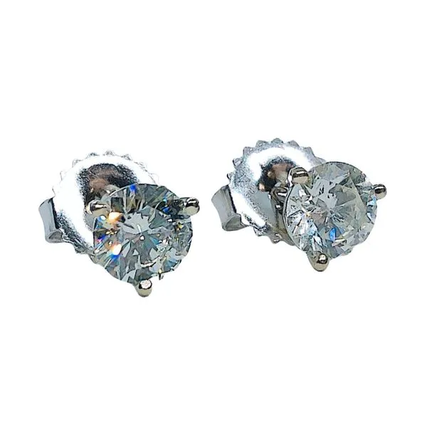 Diamond Stud Earrings Image 2 Joint Venture Jewelry Cary, NC