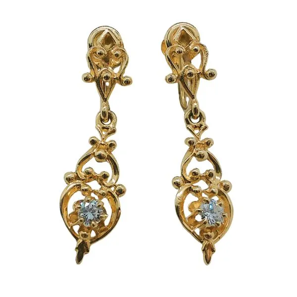 Hanging Diamond Earrings Joint Venture Jewelry Cary, NC