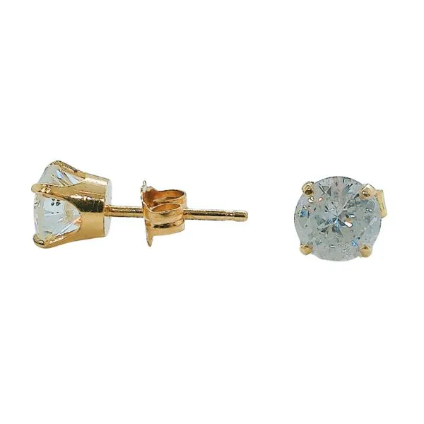 Diamond Stud Earrings Image 2 Joint Venture Jewelry Cary, NC