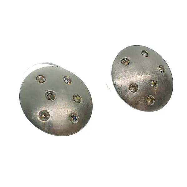 Flush Mount Diamond Studs Image 2 Joint Venture Jewelry Cary, NC